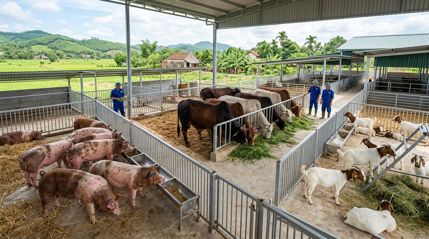Chăn nuôi nông nghiệp cùng Cương Thủy Phát